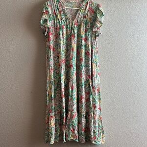 Entro Floral Multicolor Dress